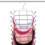 Giftol Tank Tops Hanger Metal Folding Space Saving Hanger Closet Organizer for Tank Tops, Cami, Bras, Bathing Suits, Belts, Ties（4 Pack）