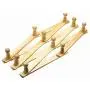 5pcs 10 Head Wooden Expanding Clothes Hanger Expandable Coat Rack Holder Shelf Hat Closet Wall Hook Home Decor