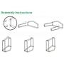 Portable Candy Color Plastic Clothes Hanger Storage Rack Creative Multifunctional Clothes Hanger Oraganizer Holder Stacker Clothespin Hooks Caddy Rack (hot Pink)