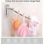 JTKDL Folding Wall Mounted Clothes Hanger Rack 304 Stainless Steel with Swing Arm Holder Clothing Hanging System No Damage Wall, Easy to Install 2 Pack JTKDL Folding Wall Mounted Clothes Hanger Rack 304 Stainless Steel with Swing Arm Holder Clothing Hanging System No Damage Wall, Easy to Install 2 Pack