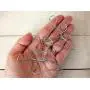Miniature clothes hangers set of 5, handmade dollhouse wardrobe accessories 1:6 scale. Wire metal rack BJD doll