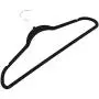 Greensen Velvet Hangers, 20 Pcs Heavy Duty Durable Non Slip Bar Clothes Suit Shirt Pant Hangers Organization Home (Black)