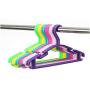 20Pcs/Set Portable Children Clothes Hanger Toddler Baby Clothes Coat Plastic Hangers Hook Household for Kids Random Color