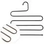 5pcs Random Color Metal Clothes Hanger 5 Tiers Hanger for Clothes Saves Space Clothes Storage Hanging Hanger for Pants Belt Tie Adult 5pcs Random Color Metal Clothes Hanger 5 Tiers Hanger for Clothes Saves Space Clothes Storage Hanging Hanger for Pants Belt Tie Adult