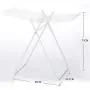 XQY Drying Rack Hangers Airer Indoor Towel Rack White Iron Outdoor Balcony Drying Rack Floorstanding Folding Hanger Clothes Rack XQY Drying Rack Hangers Airer Indoor Towel Rack White Iron Outdoor Balcony Drying Rack Floorstanding Folding Hanger Clothes Rack