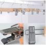 Portable 10Pc Multifunction Skirt Clip Solid Wood Clothes Hanger Pants Folder Anti-Skid Trousers Rack Decoration