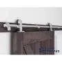 SMARTSTANDARD 6ft Top Mount Sliding Barn Door Hardware Kit - Stainless Steel Heavy Duty Sturdy Barn Door Track - Super Smoothly and Quietly - Fit 36" Wide Door Panel (T Shape Hanger)
