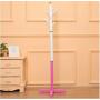 Wooden Children Clothes Hanger with 5 Hooks Pencil Shape Coat Rack Floor Standing Clothes Rack Folding Shelf for Kids 133cm Random Color