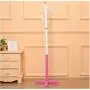 Wooden Children Clothes Hanger with 5 Hooks Pencil Shape Coat Rack Floor Standing Clothes Rack Folding Shelf for Kids 133cm Random Color