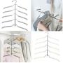 Multi Layers Clothes Organizer Space Saver 5-Layer 400g Clothes Hanger Wardrobe Practical 2pcs Random Color