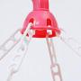 32 Clips Portable Socks Cloth Hanger Rack Clothespin Multifunctional Drying Rack Sock Holder Wardrobe Storage Cloth Hangers,Pink 32 Clips Portable Socks Cloth Hanger Rack Clothespin Multifunctional Drying Rack Sock Holder Wardrobe Storage Cloth Hangers,Pink