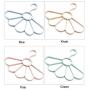 5pcs Random Color Nordic Clothes Hangers Multifunction Baby Hanger Scarf Hangers Frame Petal Tie Belt Storage Organizer Rack