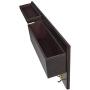 JackCubeDesign Entryway Coat Rack Wall Mount Key Holder Mail Envelope Hook Organizer Clothes Hat Hanger with Leather Shelf and Tray(Solid Wood, 20.5 x 9.1 x 3.4 inches) ? :MK362A