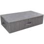 iwill CREATE PRO Under Bed Storage Containers, Underbed Shoe Storage Organizer Boxes with Lids, Blankets, Cloth Storage Bins. Dark Gray