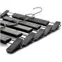10pcs Coat Holder Hotel Multi Use Trousers Practical Hanging Anti Slip Wardrobe Clothes Hanger Strong Load Capacity Movable Clip 10pcs Coat Holder Hotel Multi Use Trousers Practical Hanging Anti Slip Wardrobe Clothes Hanger Strong Load Capacity Movable Clip