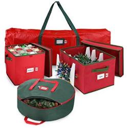 StorageMaid Holiday Storage Set - Ornament Storage Box, 30