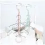 10pcs Random Color Space Saving Coat Hanger cabide Windproof Clothes Hanger Folding Rotating Hook Closet Storage Organizer Hangers Home Tools