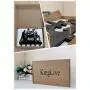Star Wars Wall Door Hooks 20LB(Max) Quality Black Wood Made -Light in Weight-Easy to Install -Five Metal Hooks (Star 2)