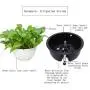 CatcherMy Hanging Basket, Cotton Rope Hanging Pylon with Water Volume Indicator, Self-Absorbing, Flower Pot Plant Holder Hanger Plant Holder for Indoor Outdoor Ceiling Balconies Wall Decoration