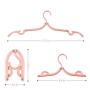 YOFAN? 9PCS Portable Folding Clothes Hangers Foldable Clothes Drying Rack for Travel and Home (Multi-Color, 9)