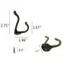 10 Pcs Vintage Bronze Single Coat Hooks Wall Mounted Single Hat Towel Clothes Hooks Hangers for Bath Kitchen Garage Heavy Duty with 20 Pcs Screws 10 Pcs Vintage Bronze Single Coat Hooks Wall Mounted Single Hat Towel Clothes Hooks Hangers for Bath Kitchen Garage Heavy Duty with 20 Pcs Screws