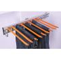 SYHmlxd Clothes Stand Clothes Tree Extendable Tie Storage Clothes Tree Rail Pants Hangers Trousers Rack Everyday Use Pull Ring (Color : Left Side, Size : 36cm)
