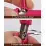 HGMMY Clothes Hanger,Coat Hangers Space-Saving Non-Slip Coating with Tie Rack for Shirts Scarves Shorts Pants,Grey