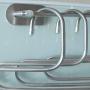 Lucky Life 4 Pack Pants Hangers S Shape Stainless Steel Cloth Hangers Space Saving Organizer for Jeans Pants Scarf