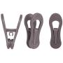 Corodo Hanger Clips 60 Pack, Multi-Purpose Hanger Clips for Hangers, Grey Finger Clips for Plastic Clothes Hangers, Pants Hangers Clips Corodo Hanger Clips 60 Pack, Multi-Purpose Hanger Clips for Hangers, Grey Finger Clips for Plastic Clothes Hangers, Pants Hangers Clips