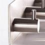 MXtechnic Self Adhesive Key Hooks and Hanger, 3M Stainless Steel Heavy Duty Coat Hanging Shelf Robe Towel Hanger Rack 5-Hook for Bathroom Kitchen Wall Mounted (5 Hooks)