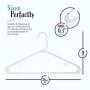 20 Standard Everyday White Plastic Hangers, Long Lasting Tubular Clothes Hangers, Value Pack of 20 Clothing Hangers. (20 Pack -, White) 20 Standard Everyday White Plastic Hangers, Long Lasting Tubular Clothes Hangers, Value Pack of 20 Clothing Hangers. (20 Pack -, White)