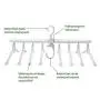 hefeilzmy Portable Folding Retractable Non-Slip Closet Storage Organizer Hanger 360° Rotatable Hanger for Outdoor Drying Clothes (Pink) hefeilzmy Portable Folding Retractable Non-Slip Closet Storage Organizer Hanger 360° Rotatable Hanger for Outdoor Drying Clothes (Pink)