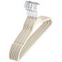 Estink Flocking Clothes Hanger,20 Pack 17.5