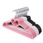 elegantstunning 10Pcs Multifunctional Loving Heart Clothes Hanger for Adults Kids Pink