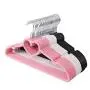 elegantstunning 10Pcs Multifunctional Loving Heart Clothes Hanger for Adults Kids Pink