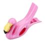 Quietcloud Towel Clips Hanger Flamingo Clothes Grip Clothespin Lightweight Portable Pink