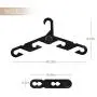 Suntee Premium Travel Hangers,3Pack Portable Folding Aromatherapy Clothes Hangers, Super Bearing Collapsible Hanger Foldable Clothes Drying Rack for Travel, Indoor and Outdoor Use
