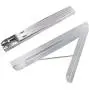 TOOGOO Wall Mounted Clothes Airer Washing Line Coat Shirt Dryer Folding/Pull Out Wall Hanger Space Saving Clothes Cupboard Storage Organiser for Washing Room Laundry Bathroom Utility