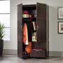 Sauder Storage Cabinet, Cinnamon Cherry finish