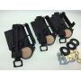 Set of 3 Quartz Battery Movements with Pendulum Hanger Fits 1/4" Dial