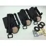 Set of 3 Quartz Battery Movements with Pendulum Hanger Fits 1/4" Dial