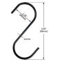 Flammi 20Pcs Heavy Duty S Hook MAX Load 40LB Black Hanging Hook Anti-Rust Hanging Plant Pan Pot S Shaped Hook for Mugs Towels Bags Kitchen Office Garden Closet (3.38 inch) Flammi 20Pcs Heavy Duty S Hook MAX Load 40LB Black Hanging Hook Anti-Rust Hanging Plant Pan Pot S Shaped Hook for Mugs Towels Bags Kitchen Office Garden Closet (3.38 inch)