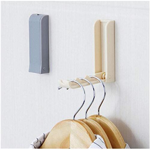 10PC Random Color Practical Plastic Folding Clothes Hanger Wall Hook Closet Organizer Shelves Coat Rack Storage Shelf for Kitchen Towel Holder