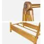 MEIDUO Garment Rack Aluminum Alloy Coat Organizer with Clothes Hanger and Storage Shelves (Color : Gold) MEIDUO Garment Rack Aluminum Alloy Coat Organizer with Clothes Hanger and Storage Shelves (Color : Gold)