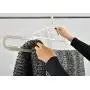 Home-X Expanding Hanger, Extendable Plastic Hanger for Heavy Clothes, Blankets, Towels, Duvets, and Accessories, Adjustable Hanger-18.5” to 30”W