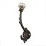 Indianshelf Handmade 1 Artistic Vintage Grey Iron Hexagon Small Rail Hooks Holders/Clothes Hooks Over Door Indianshelf Handmade 1 Artistic Vintage Grey Iron Hexagon Small Rail Hooks Holders/Clothes Hooks Over Door