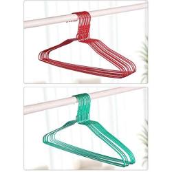 Colorful Plastic Hangers for Clothes Pegs Wire Antiskid Drying Clothes Rack Adult and Children Hanger Outdoor Drying Rack 10PC Random Color