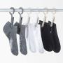 Cabilock Clothes pin 24PCS Plastic Windproof Clothes Pegs Laundry Hook Hanger Clothes Hanging Clips Household Clothes pin Hook Socks Folder (Grey)