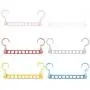 10pcs Random Color Plastic Nine-Hole Magic Clothes Hanger Drying Racks Multi-Purpose Hanger Home Storage Hangers Storage Rack 10pcs Random Color Plastic Nine-Hole Magic Clothes Hanger Drying Racks Multi-Purpose Hanger Home Storage Hangers Storage Rack
