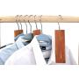 Homode Aromatic Red Cedar Blocks for Clothes and Shoes Storage Including Cedar Hangers and Balls | Value Pack (40 Items and Sandpaper)